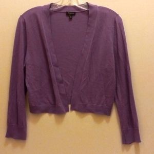 TALBOTS PURPLE CARDIGAN